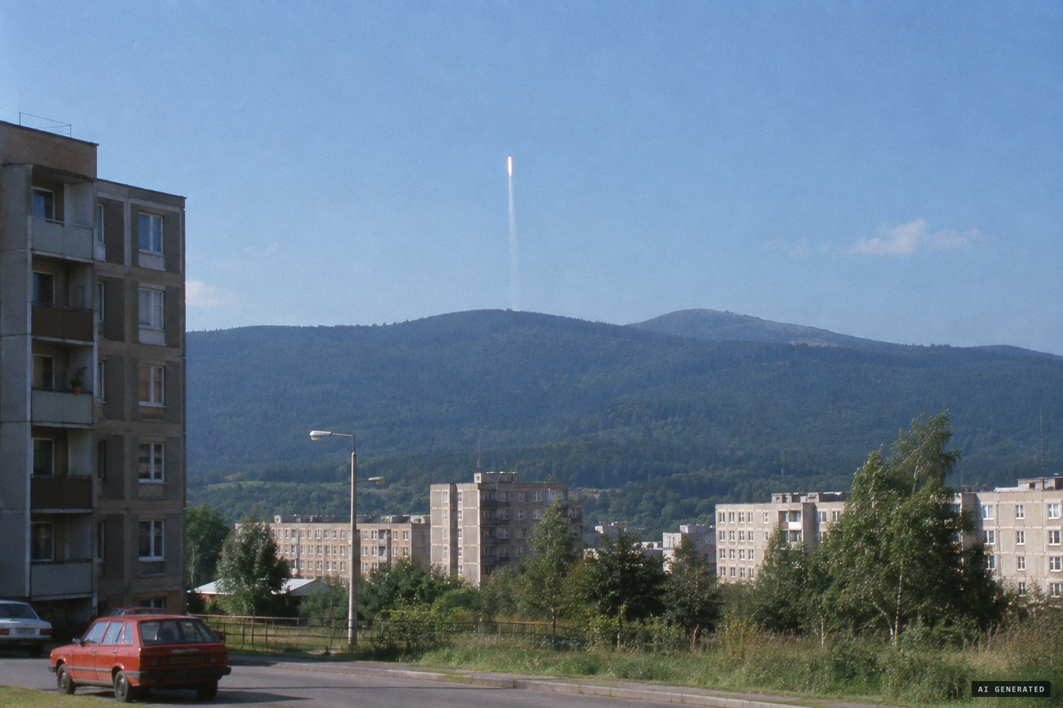 Near Jirkov the object vanishes from the radars by shooting upward