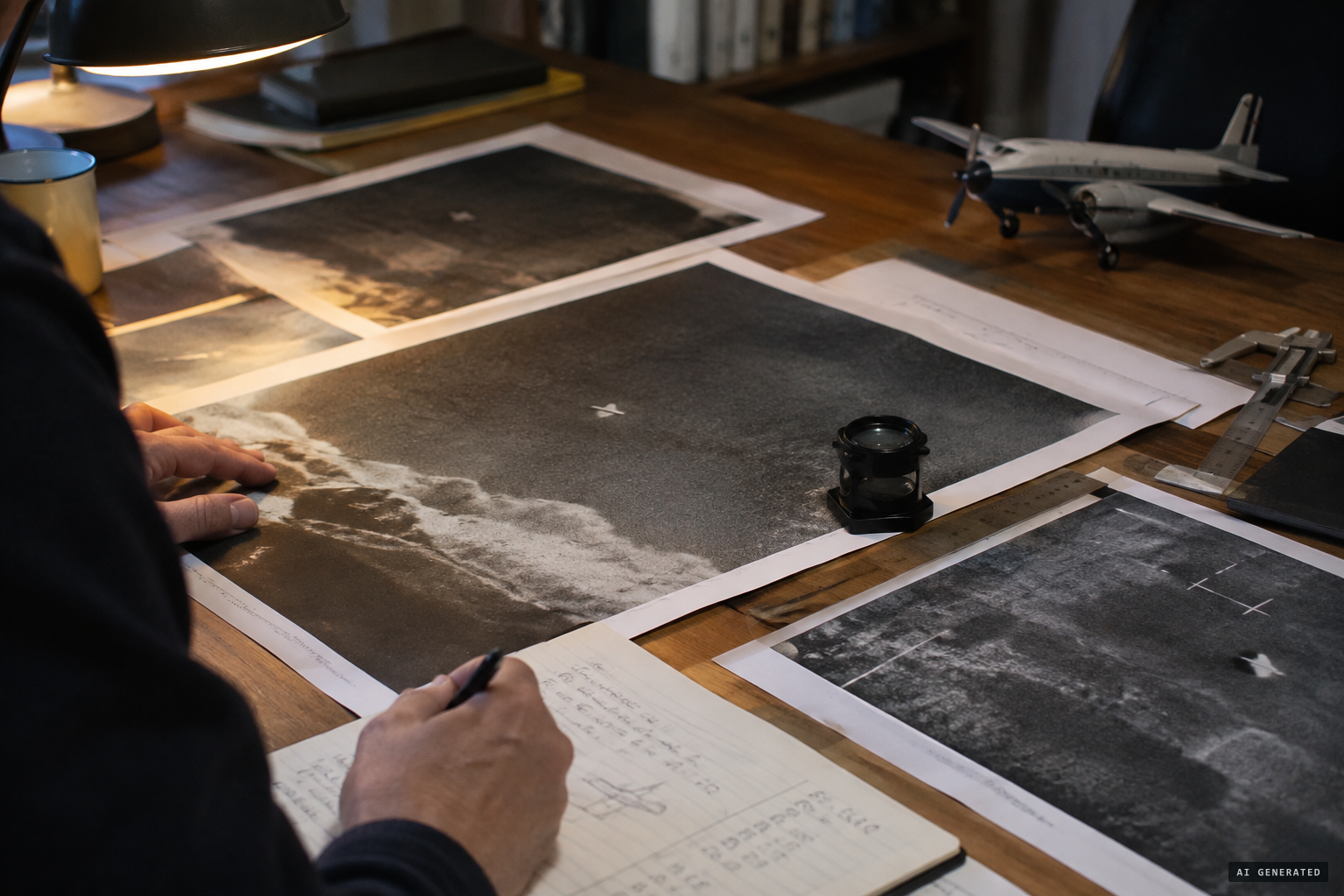 The debate goes on: aircraft, model, or genuine UFO