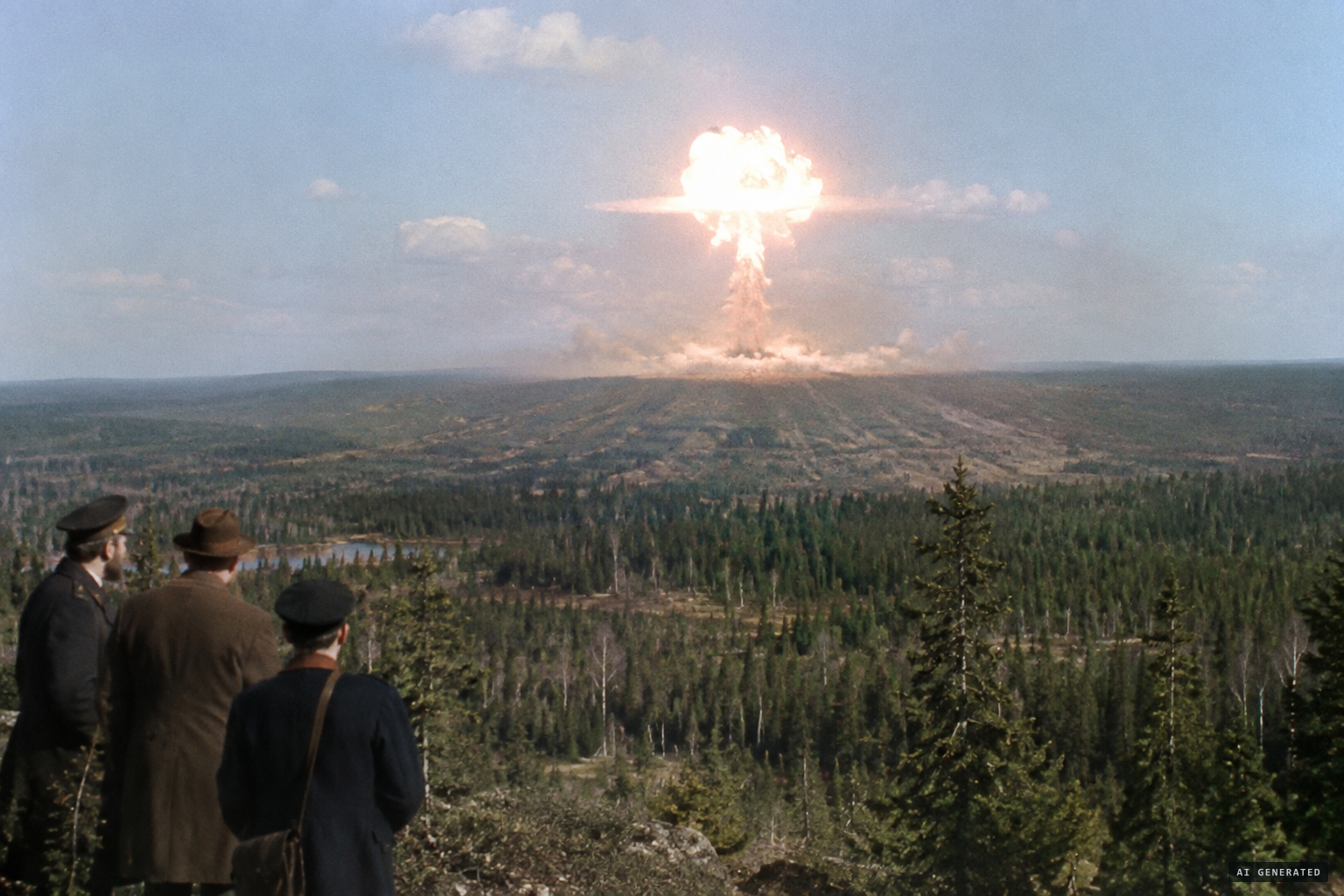 Kazantsev was right about one thing: the blast was above ground