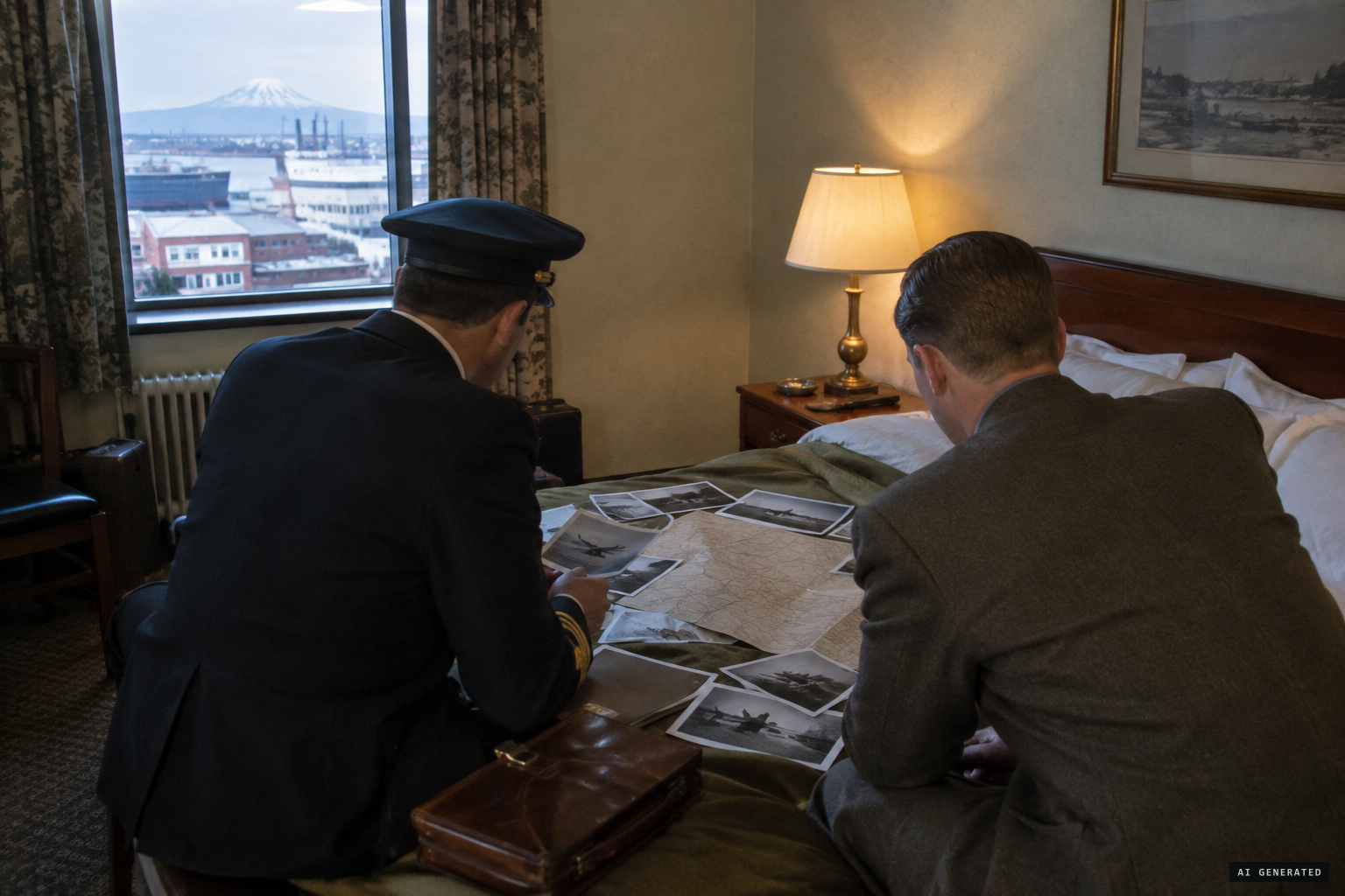Smith investigates disc reports with Arnold, including the Maury Island claims