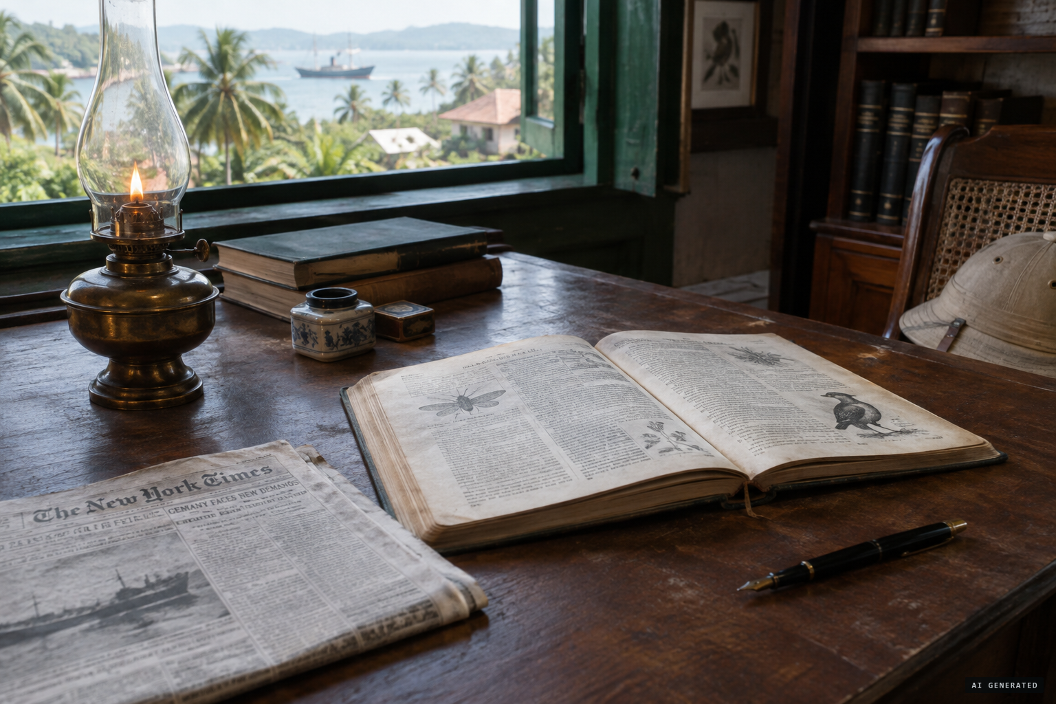 The account appears in De Tropische Natuur and reaches the Nevada State Journal