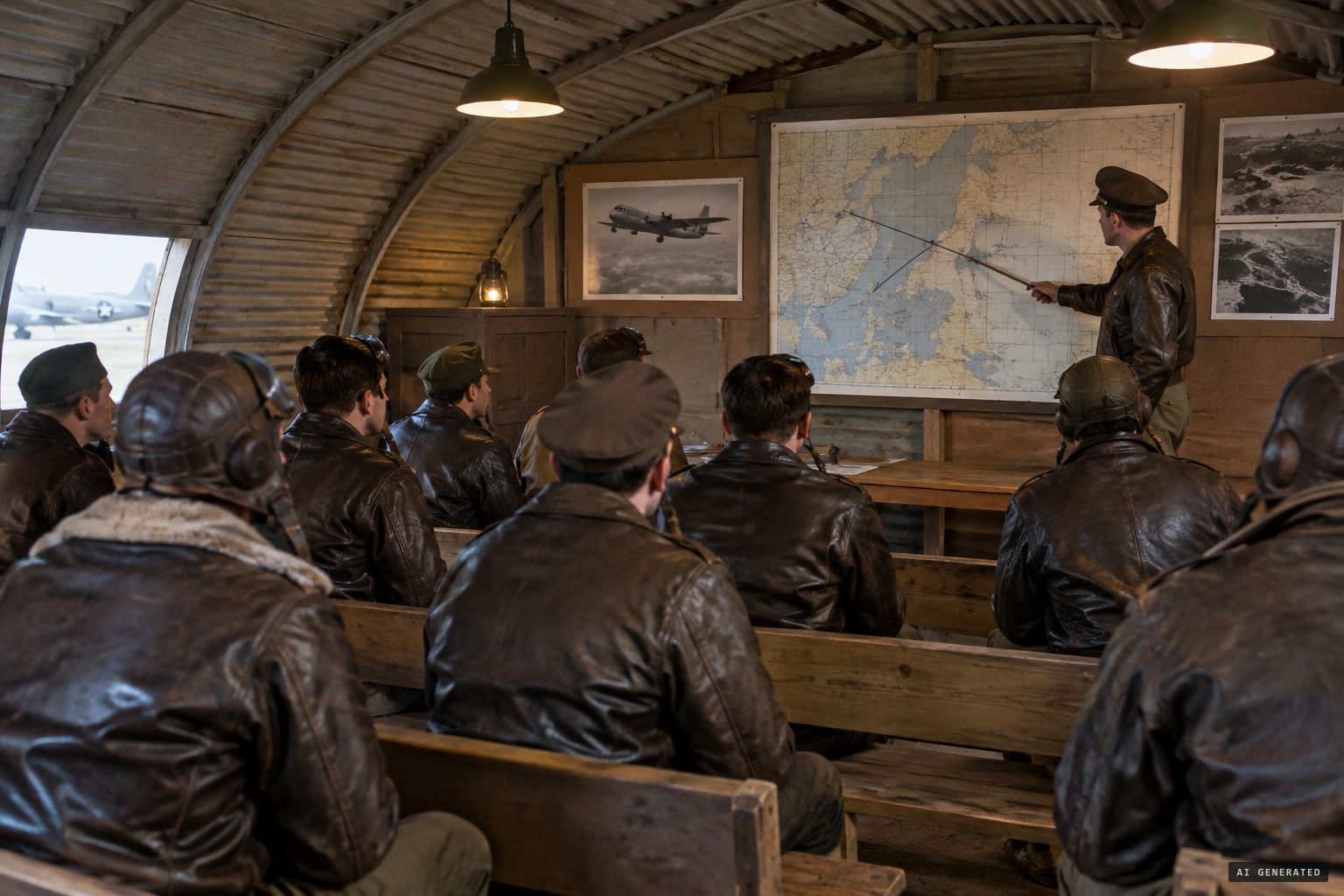 Veteran B-29 crews, 'steady, sensible fellows'