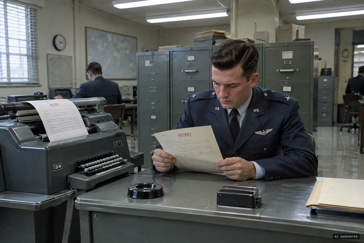 The Secret message reaches the Air Technical Intelligence Center