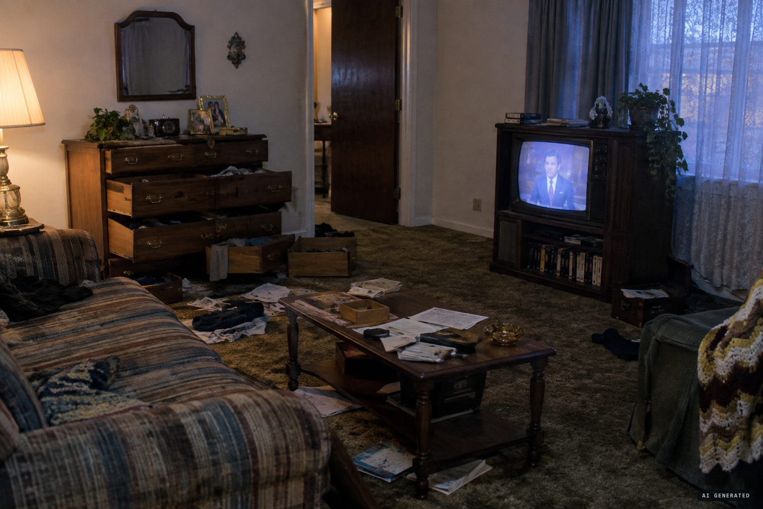 Gordon's home is broken into and nothing is taken